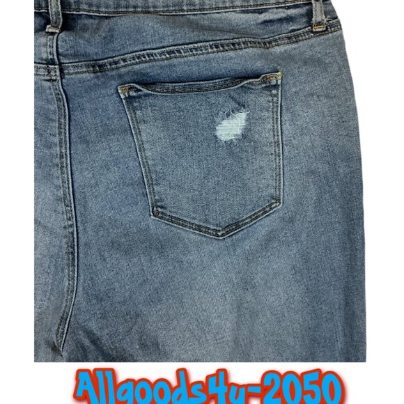 Gap True Skinny Women’s Jeans 35R Distressed Medium Wash - Picture 10 of 11